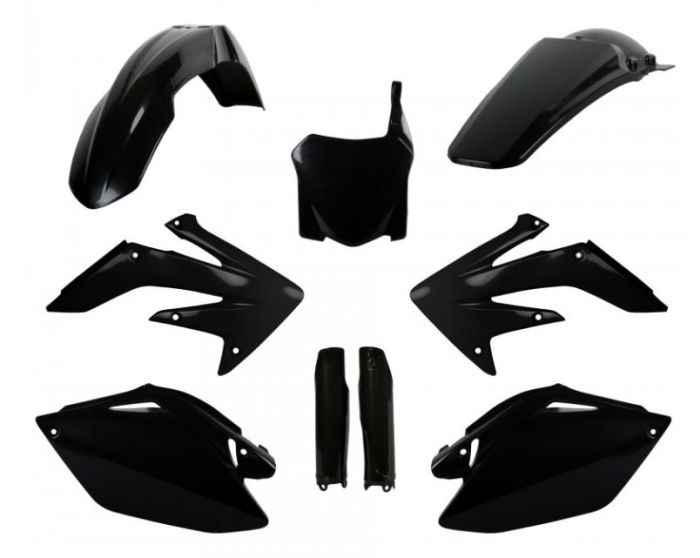 Polisport - Polisport Replica Plastic Kit,full Kit Honda Black - 91523