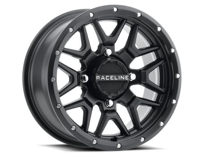Raceline Wheels - Raceline Krank Black 15x7 4x137 +10mm - A94B-57037+10