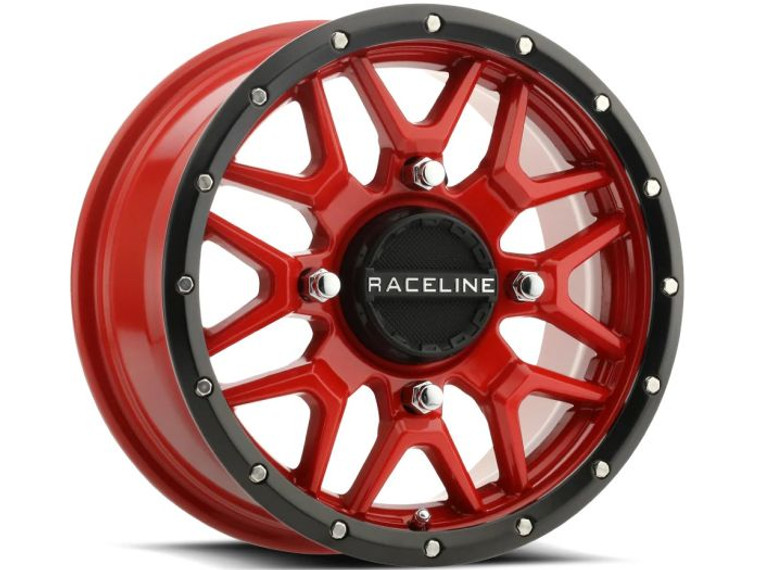 Raceline Wheels - Raceline Krank Red 15x7 4x137 +10mm - A94R-57037+10 Raceline Wheels - Raceline Krank Red 15x7 4x137 +10mm - A94R-57037+10