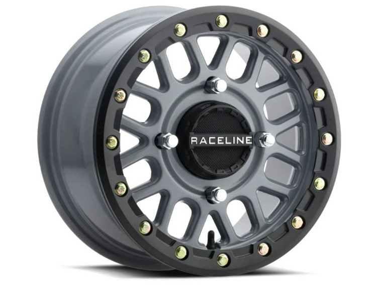 Raceline Wheels - Raceline Podium Stealth Grey 15x6 4x156 +40mm - A93SG-56056+40