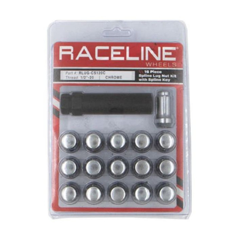 Raceline - 16pk 1/2 X 20 Spline Cr Cs Pack W/ Key - RLUG-CS120C