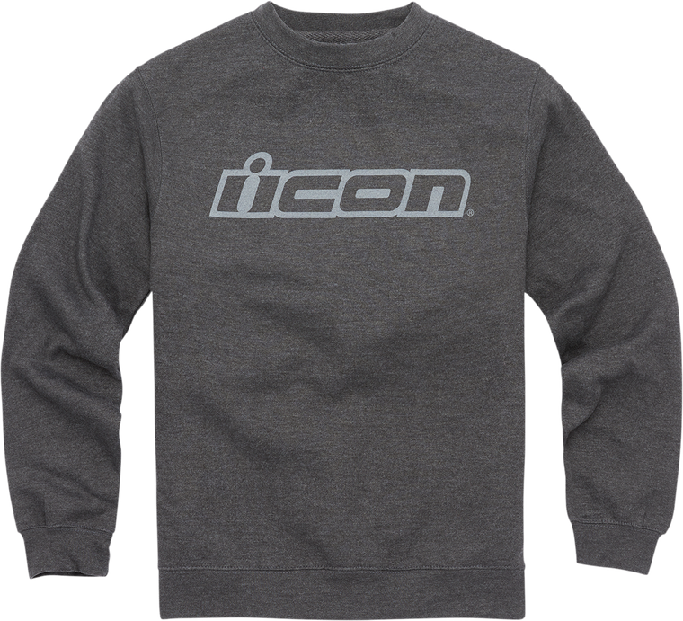Icon - ICON Slant Crewneck Sweatshirt - Charcoal - XL - ICON Slant Crewneck Sweatshirt - 3050-5839