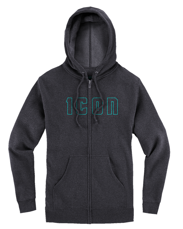 Icon - Women's Kat Stevens Hoodie - Charcoal - Medium - Women's Kat Stevens Hoodie - 3051-1211