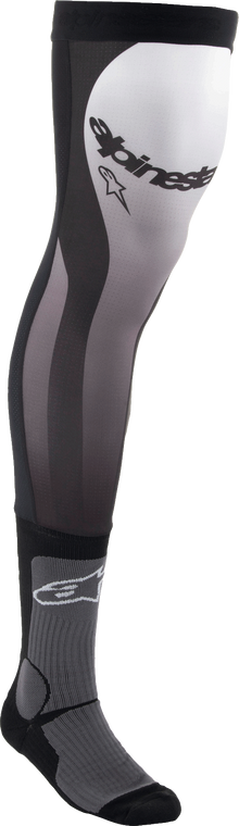 Alpinestars - Knee Brace Socks Black/white Lg/xl - 4701324-12-LXX