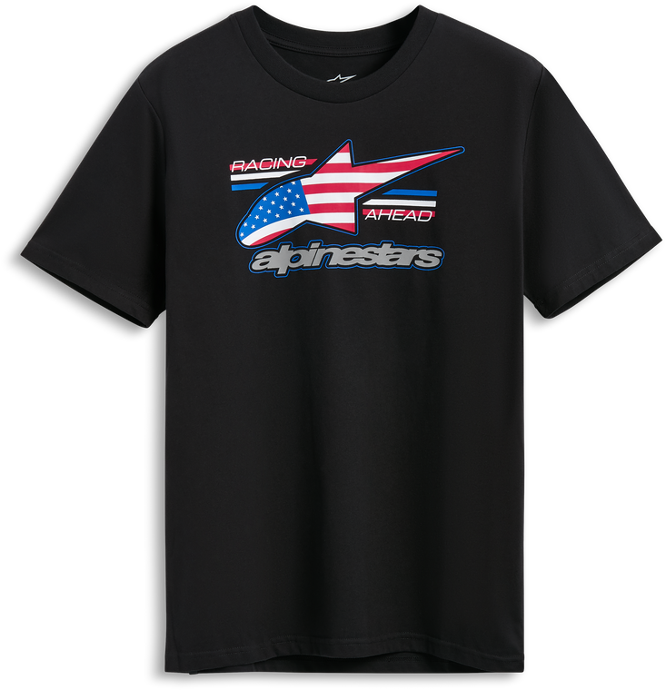 Alpinestars - Nationals Ss Csf Tee Black/usa Xl - 1235-72365-1017-XL