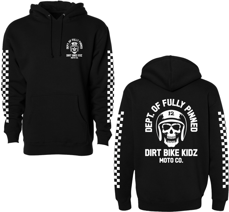 Dbk - Fully Pinned Hoodie Black Sm - AH-FPINNED-S