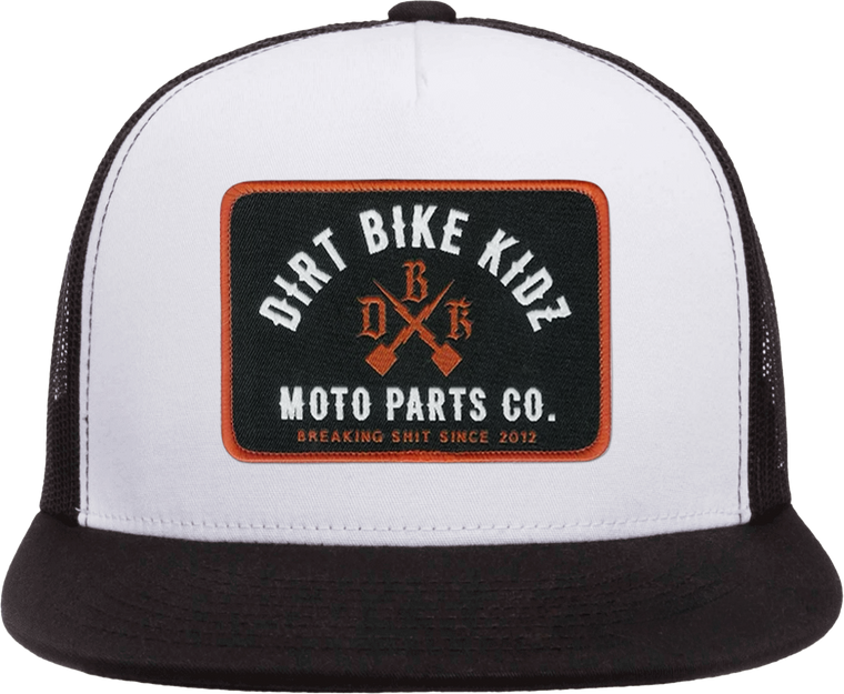 Dbk - Mp Trucker 2fifty Snapback White/black - HAT-MPTRK-WHT-2FIFTY