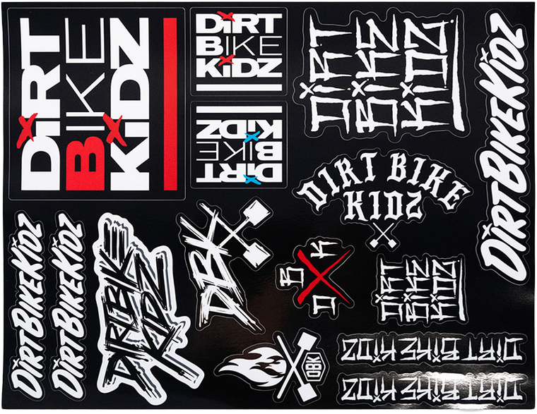 Dbk - Slap Pack Sticker Sheet 8.5"x11" - AC-SLAPPACK-SS-DECAL
