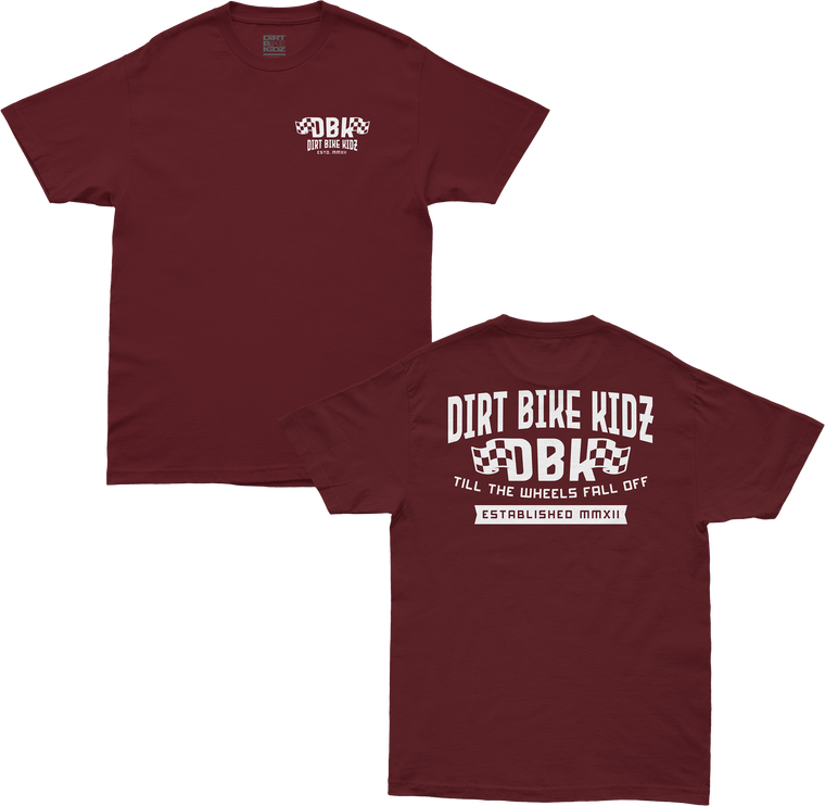 Dbk - Till The End Tee Burgundy Md - AT-TILTHEEND-BURG-M
