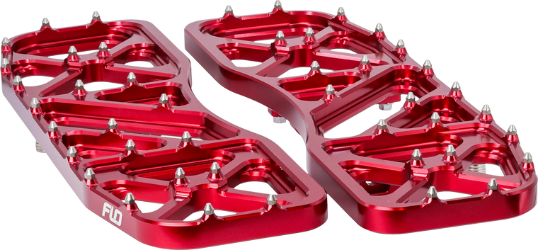 Flo Motorsports - V5 Floorboards Red Indian - FPEG-800V5-2R