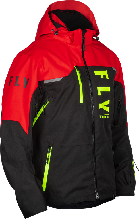 Fly Racing - Carbon Jacket Black/red Lg - 470-5209L