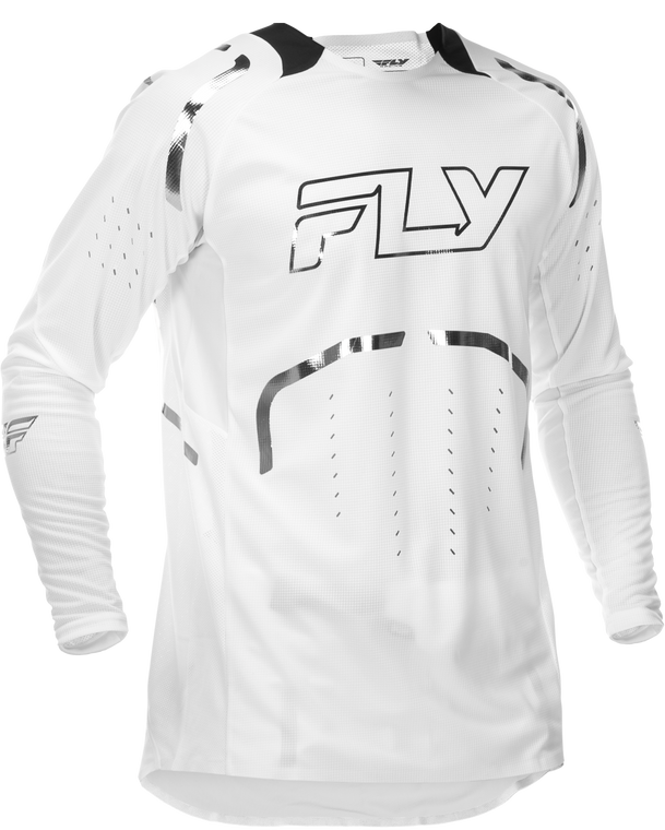 Fly Racing - Evolution  Dst Le Flash Jersey White/silver Lg - 379-125L