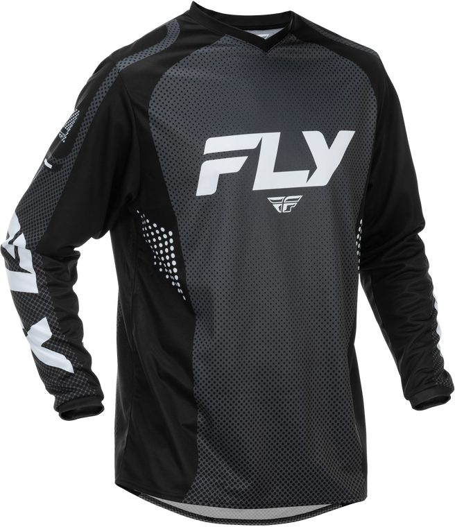 Fly Racing - F-16 Jersey Black/white 5x - 379-9205X