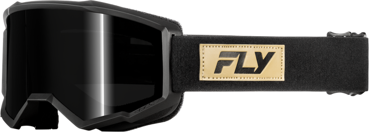 Fly Racing - Focus Sand Goggle Black/tan W/ Dark Smoke Lens - 37-51140