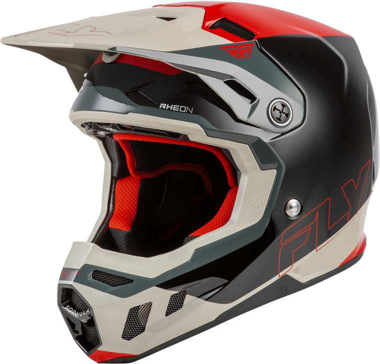 Fly Racing - Formula Cc Glide Helmet Black/red/grey Xl - 73-4353X