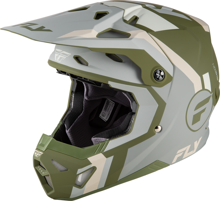 Fly Racing - Formula Cp Seal Helmet Matte Stone/khaki/olive Lg - 73-0043L