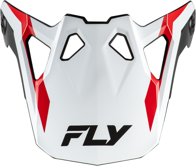Fly Racing - Formula Cp Seal Visor White/black/red Xl-2x - 73-0041VX