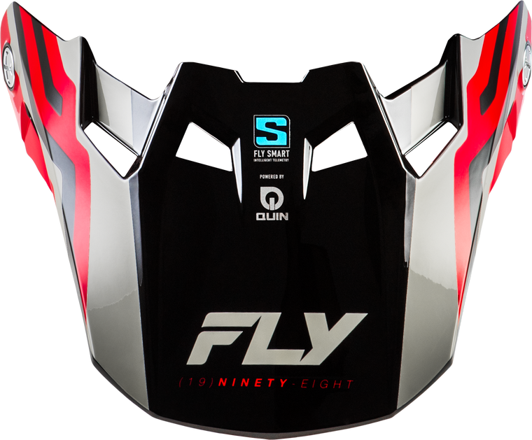 Fly Racing - Formula S Carbon Byte Visor Red Carbon/red/grey Yl/sm - 73-4451VS