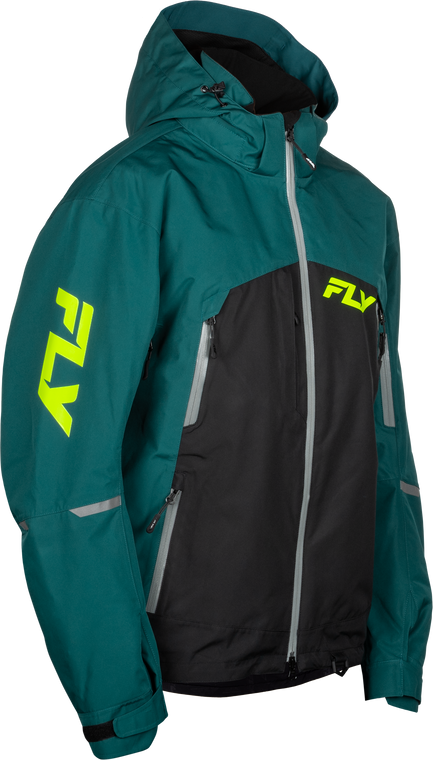 Fly Racing - Incline Jacket Teal/black 2x - 470-41092X