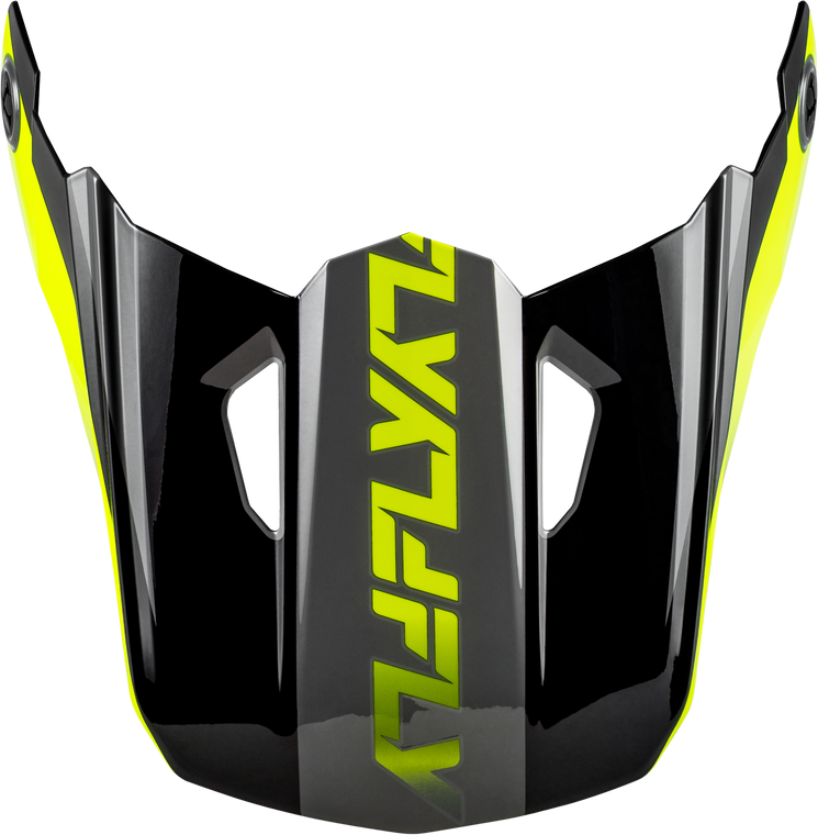 Fly Racing - Kinetic Crest Helmet Visor Grey/black/hi-vis Xs/sm - 73-8677VS