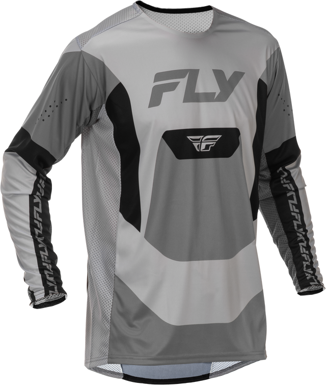Fly Racing - Lite Jersey Grey/black Lg - 379-720L