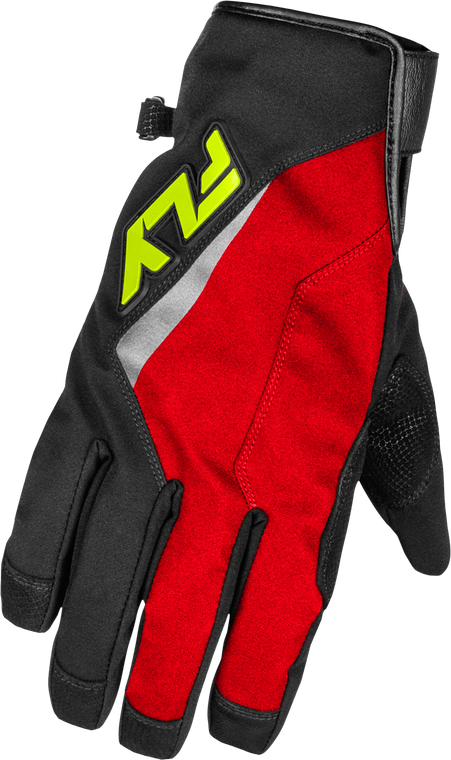 Fly Racing - Title Long Gloves Red/black/hi-vis 3x - 371-06173X
