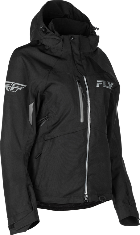 Fly Racing - Women's Carbon Jacket Black/grey Xl - 470-5210XL