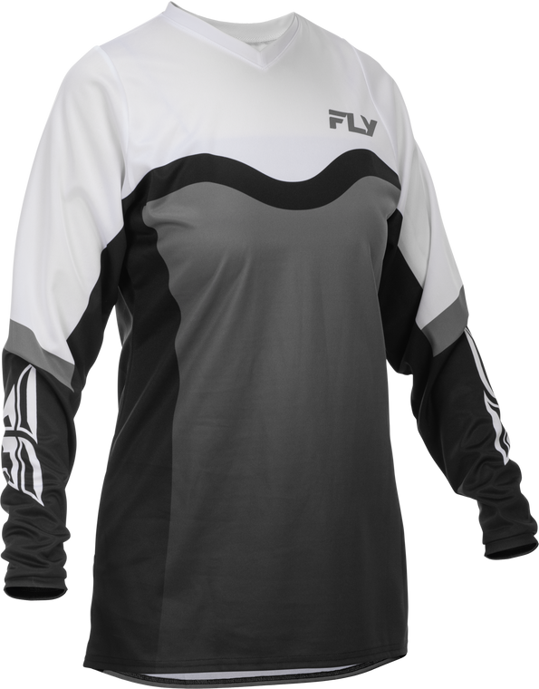 Fly Racing - Women's F-16 Jersey Grey/black/white Sm - 379-820S