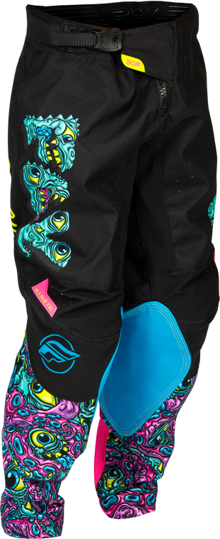 Fly Racing - Youth Kinetic Mutant Pants Black/multi Sz 18 - 379-53518