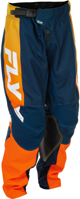 Fly Racing - Youth Kinetic Pants Navy/orange Sz 18 - 379-43418