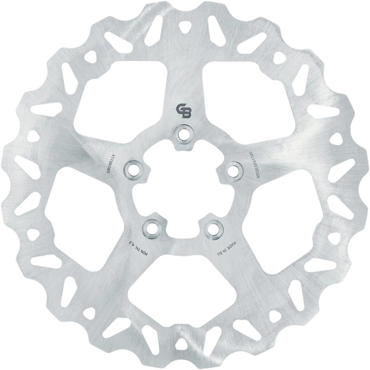 Gbrakes - Rotor 11.5" Solid Wave Fr Stainless - GBD9011X