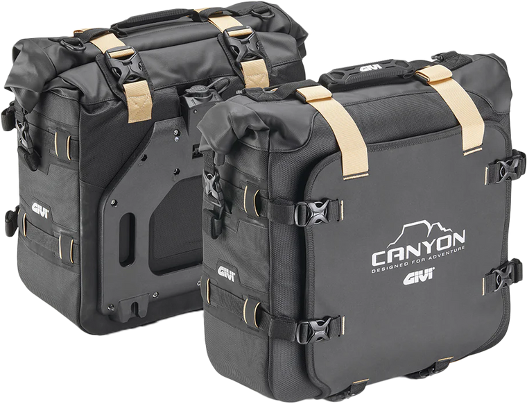 Givi - Canyon Adv Saddlebags 25l Ea Black - GRT720B