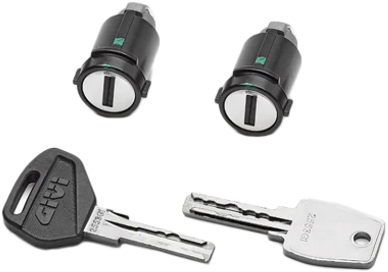 Givi - Evo Smart Case Lock Set For 2 Obkev Cases - SLR102