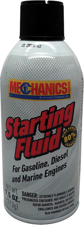 Mechanics - Starting Fluid 7.5oz (12/case  Sold Ea) - 50271MB