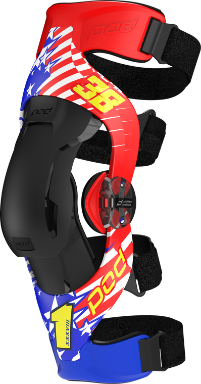 Pod - K4 2.0 Le Knee Brace (pr) Danger Boy V2 Xl/2x - K4027-DBLE2-XL/2X