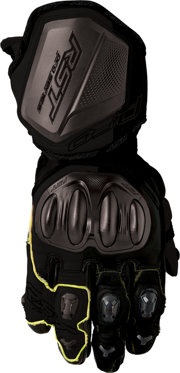 Rst - Pro Series Gp D3o Gloves Black Leather 2x - 103715BLK-12