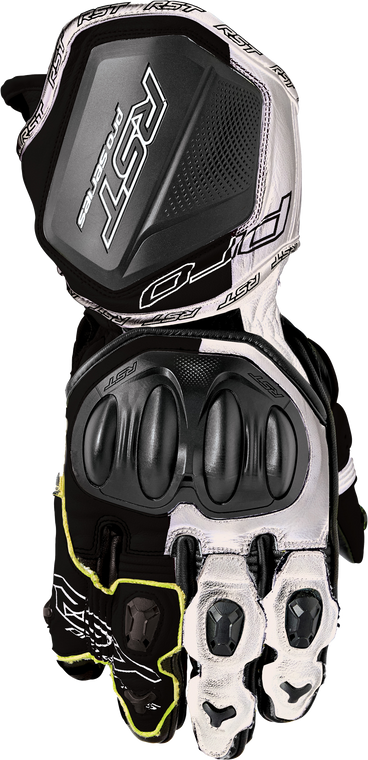 Rst - Pro Series Gp D3o Gloves Black/white Leather Md - 103715WHI-09