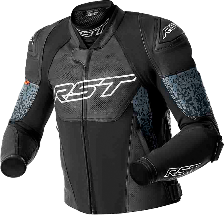 Rst - Ps Supersport-k D3o Jacket Grey/black Leather 2x - 103648GRY-48