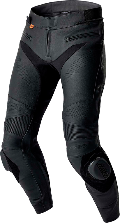 Rst - S1 D3o Ll Leather Pants Black Lg - 103609BLK-34