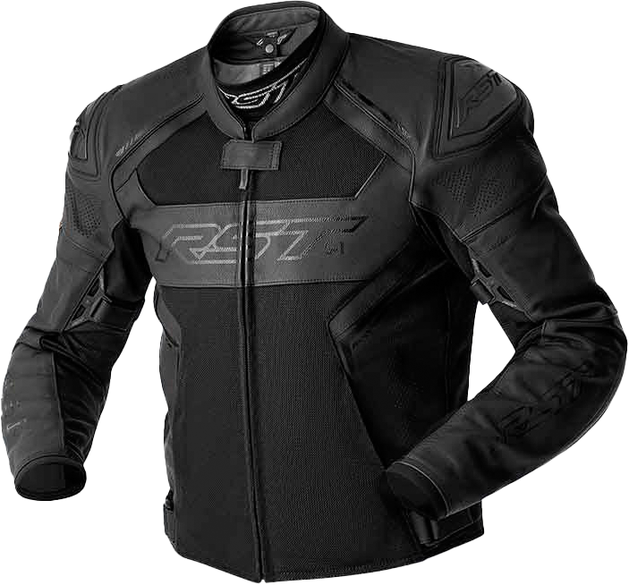 Rst - S1 D3o Mesh Leather Jacket Black Xl - 103606BLK-46