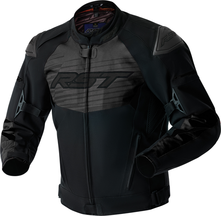 Rst - Tractech Evo 5 D3o Jacket Black Textile 6x - 103640BLK-56