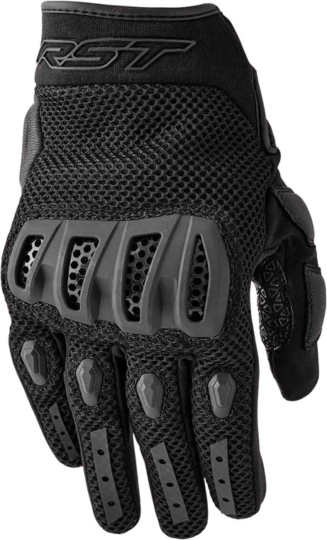 Rst - Vortek D3o Glove Black Textile Xs - 103651BLK-07
