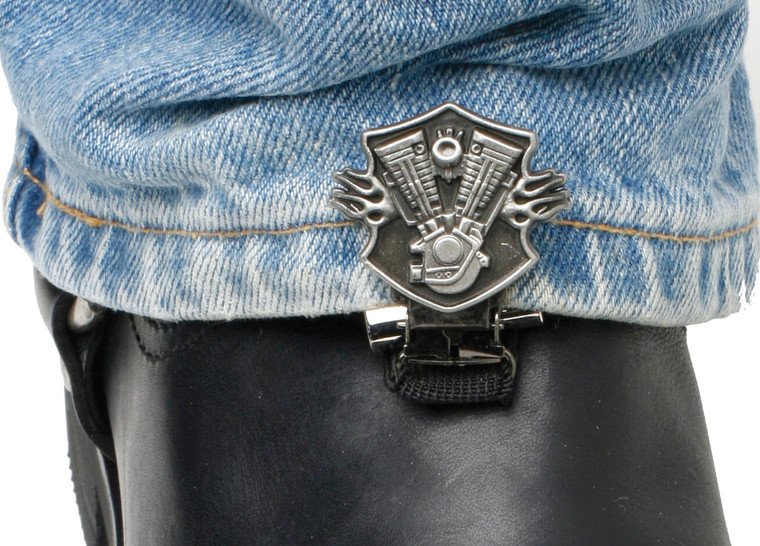 Ryder Clips - Clips For Stirrup/strap Boots Engine/shield - ESS-FC