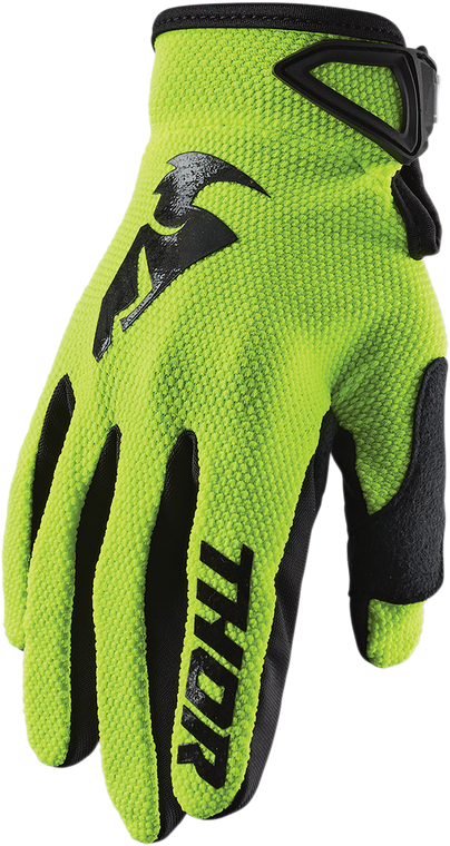 Thor - Sector Gloves - Acid/Black - XS - Sector Gloves - 3330-5877