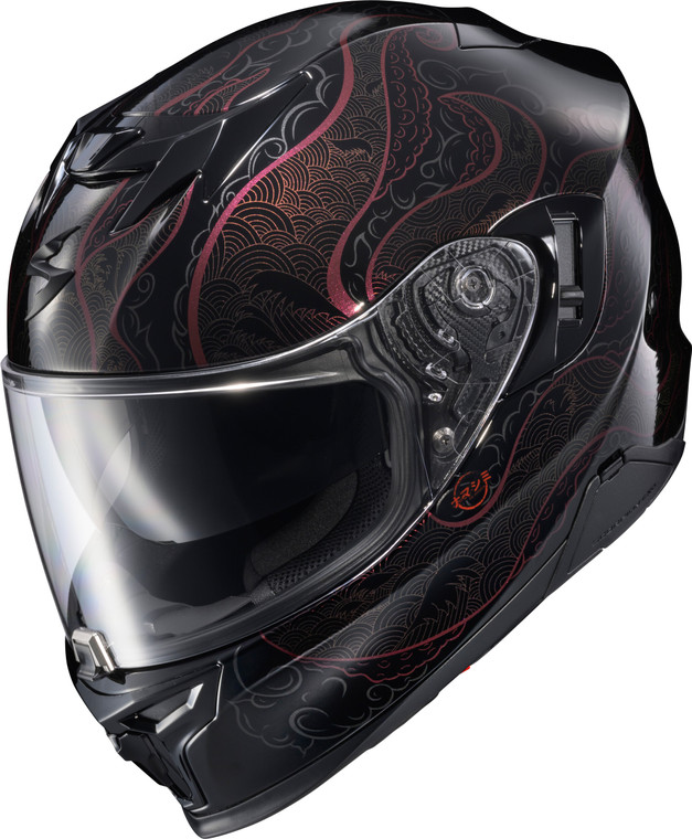 Scorpion Exo - Exo-t520 Helmet Nama-shimi Black/chameleon 2x - T52-2327