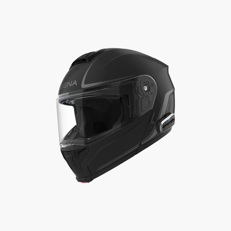 Sena - Outrush 2 Flip Up Helmet W/mesh Matte Black Xl - OUTRUSH2-MB0XL1