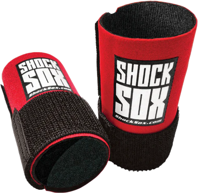 Shock Sox - Shock Sox  4"c  Red Conventional Forks - 802106