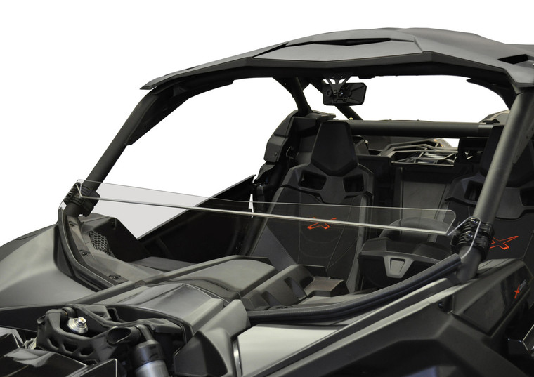 Spike - Half Windshield Clr Can - 77-2350