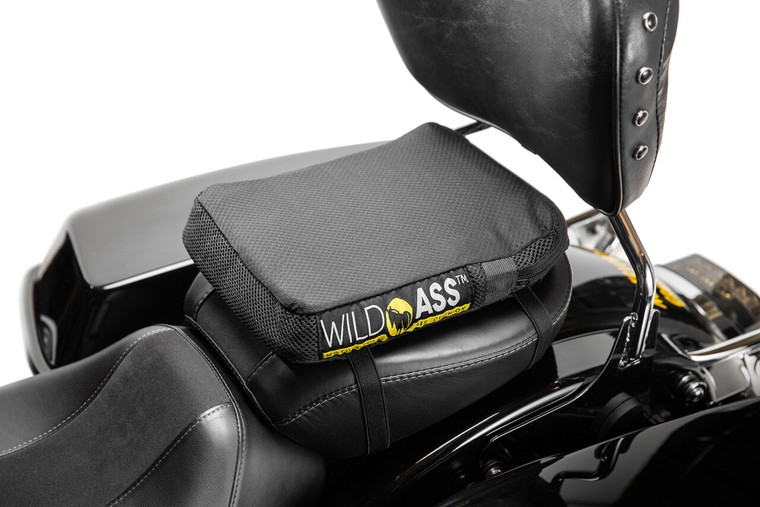 Wild Ass - Seat Cushion Pillion Lite Black - LITE-PILLION