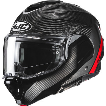 Hjc - Helmet F100 Carbon Stan Mc1 Md - EB20NUS5001V